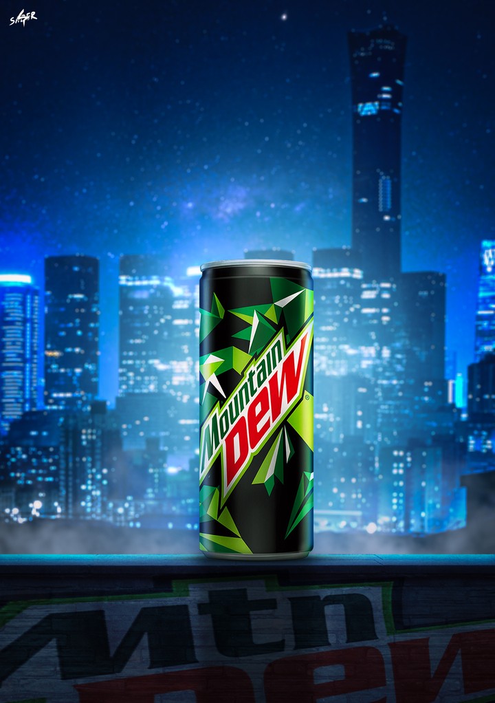 poster social media for mountain dew