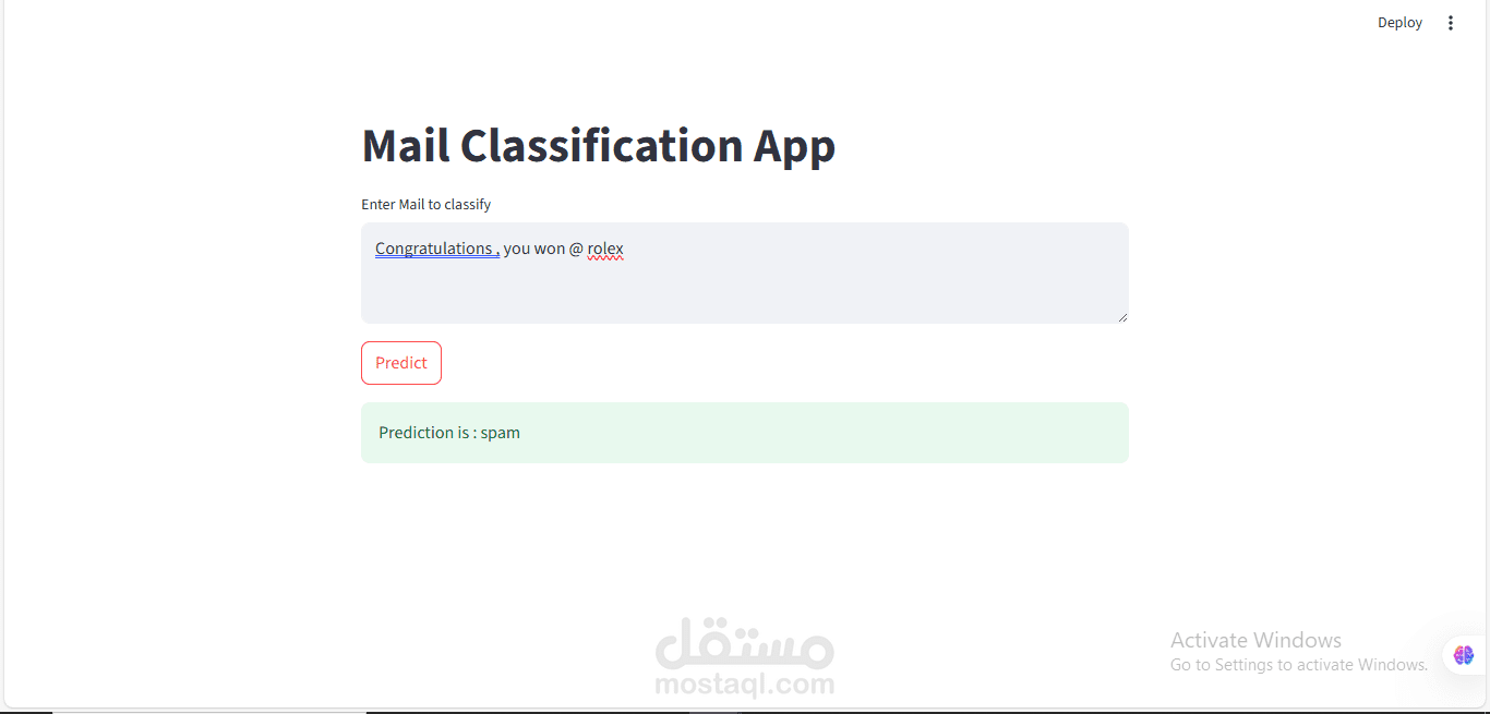 Mail-Classificaion-App