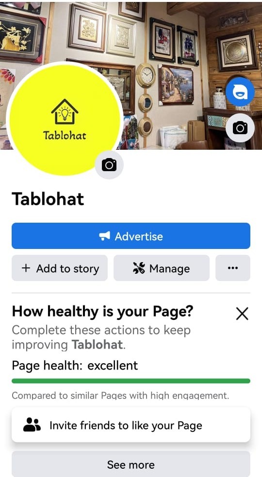 founder of Tablohat's Page on Facebook