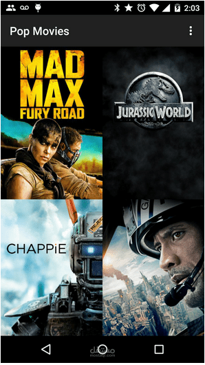 Popular Movies Android App