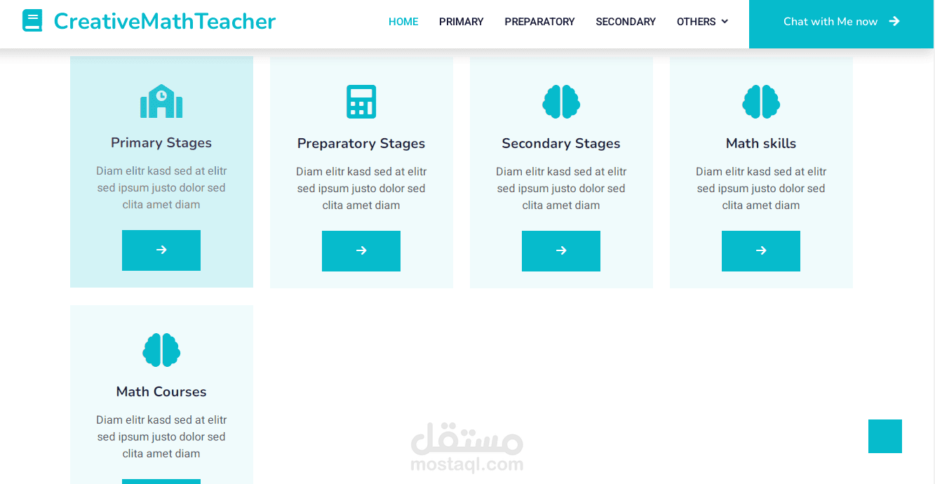 Online Teaching site | مستقل
