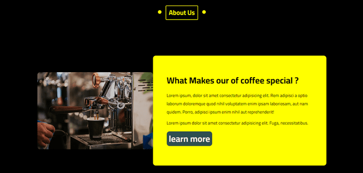 Coffee-Website