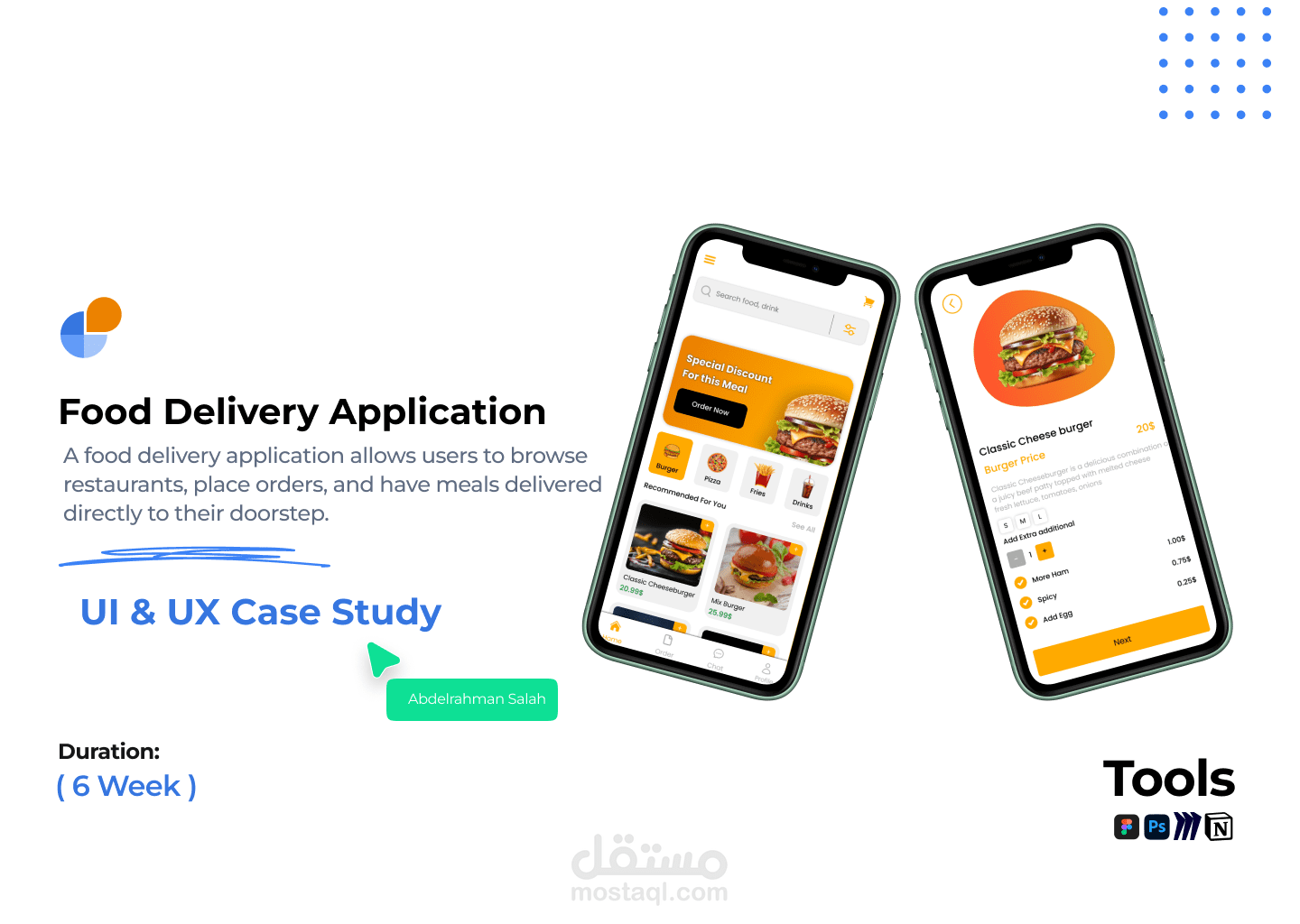 Food Delivery application Case study Ui & Ux