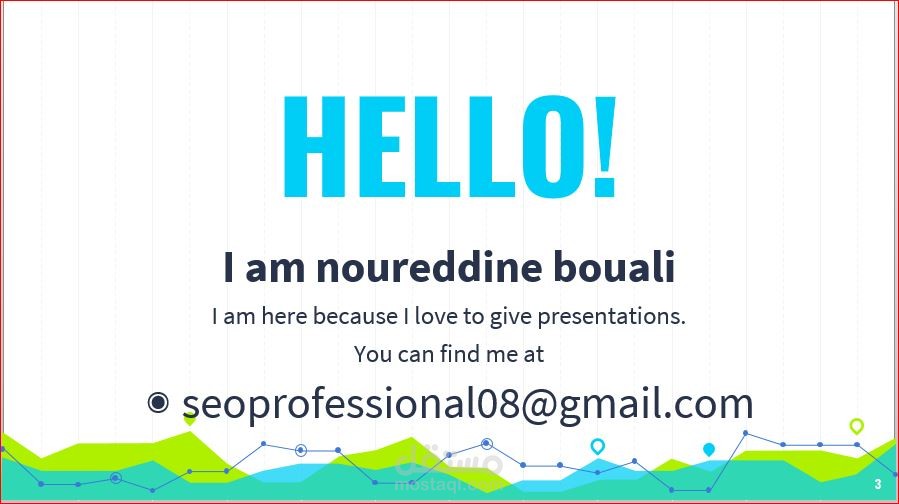 Presentations in all fields مستقل