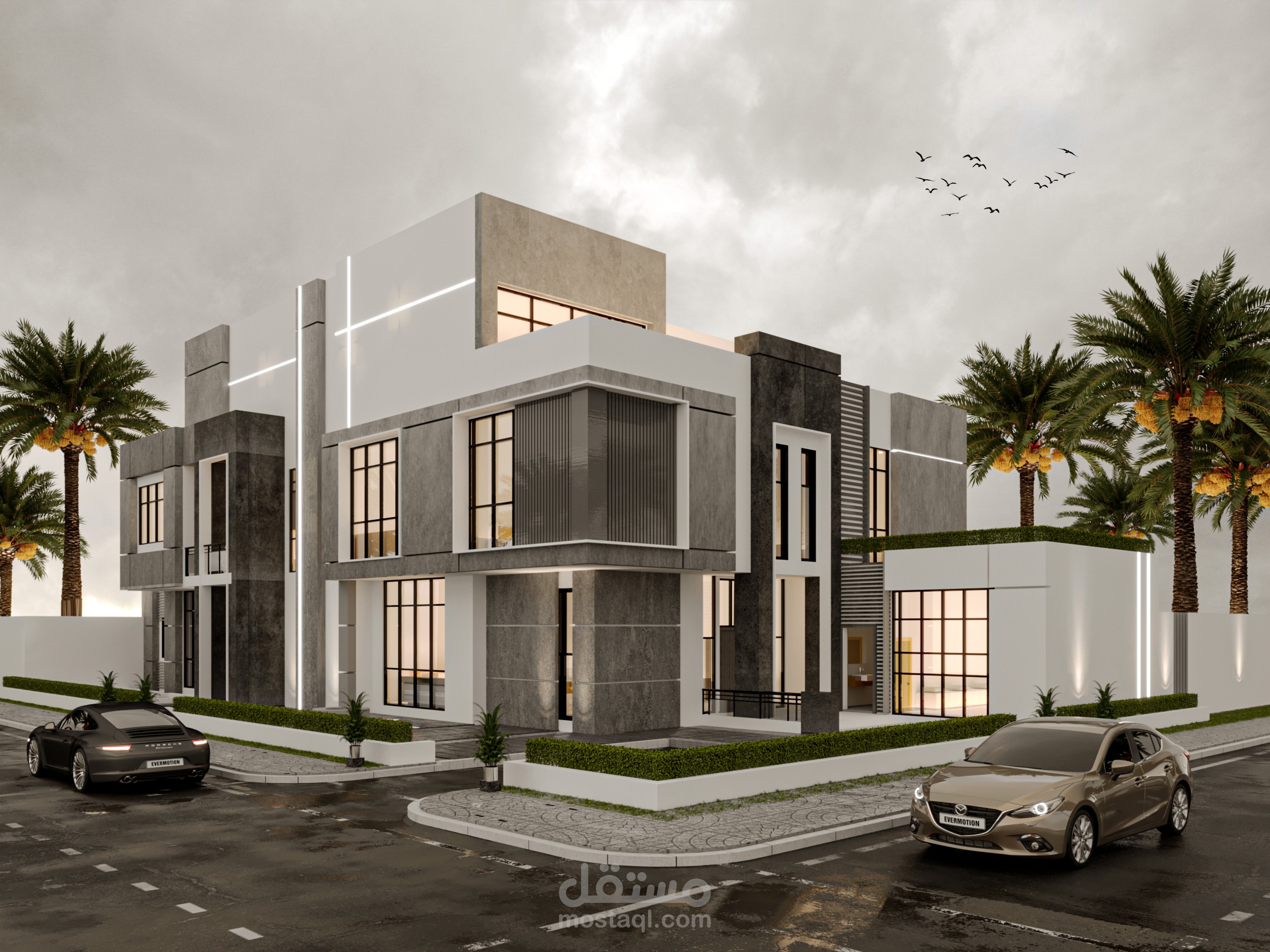 ELEVATION DESIGN . MODERN STYLE . EXTERIOR . 2023