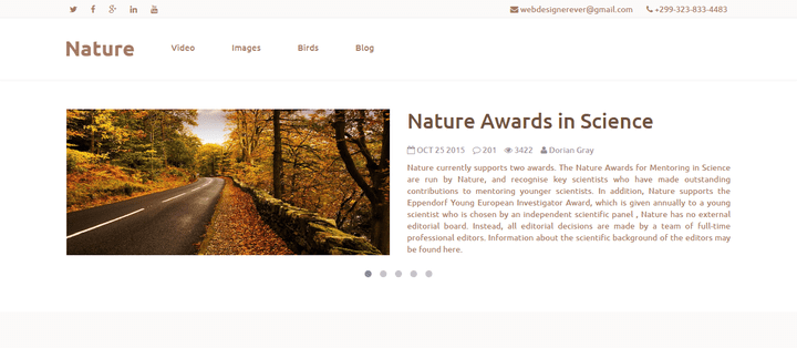 موقع مجلة لصور الطبيعة