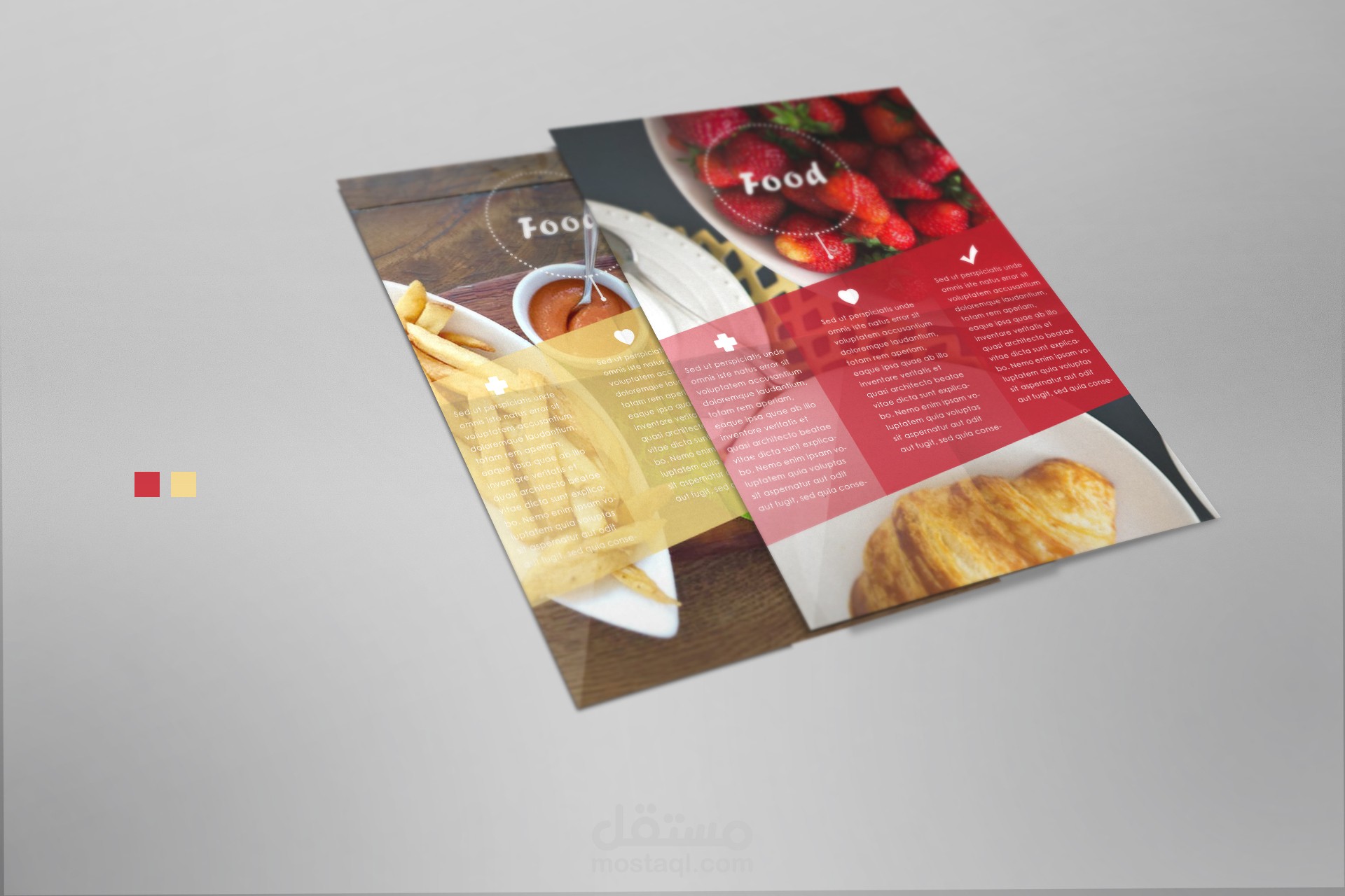 food flyer - فلاير طعام