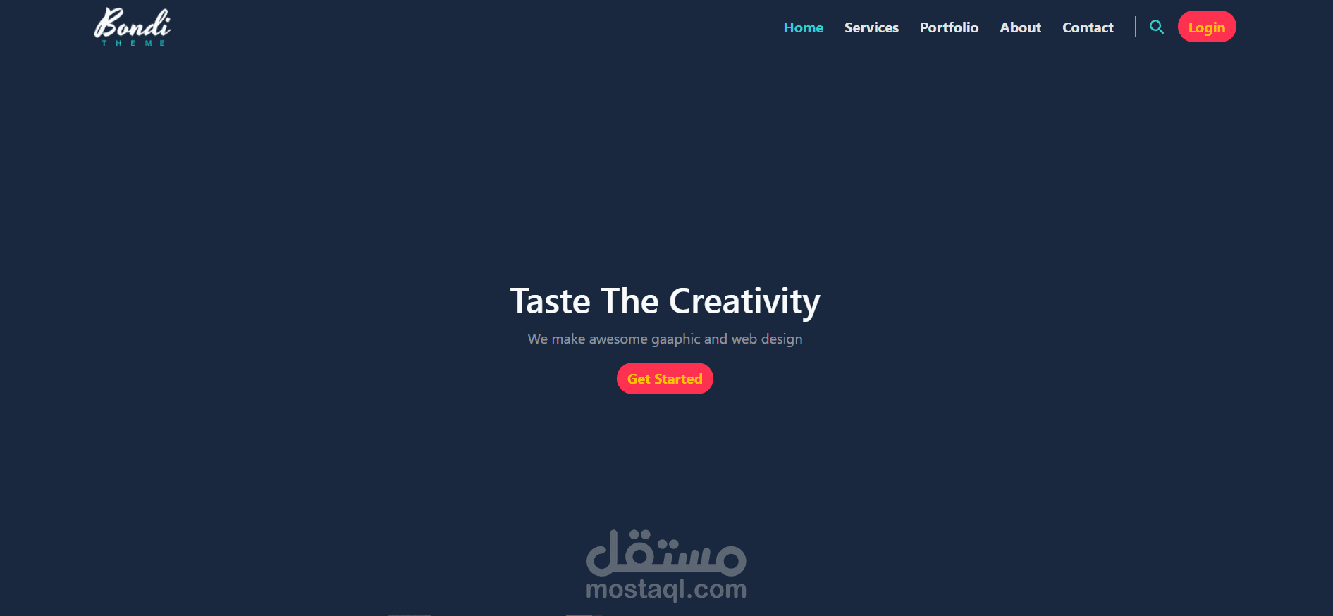 تصميم صفحة هبوط متجاوبة باستخدام HTML, CSS, JavaScript، وBootstrap