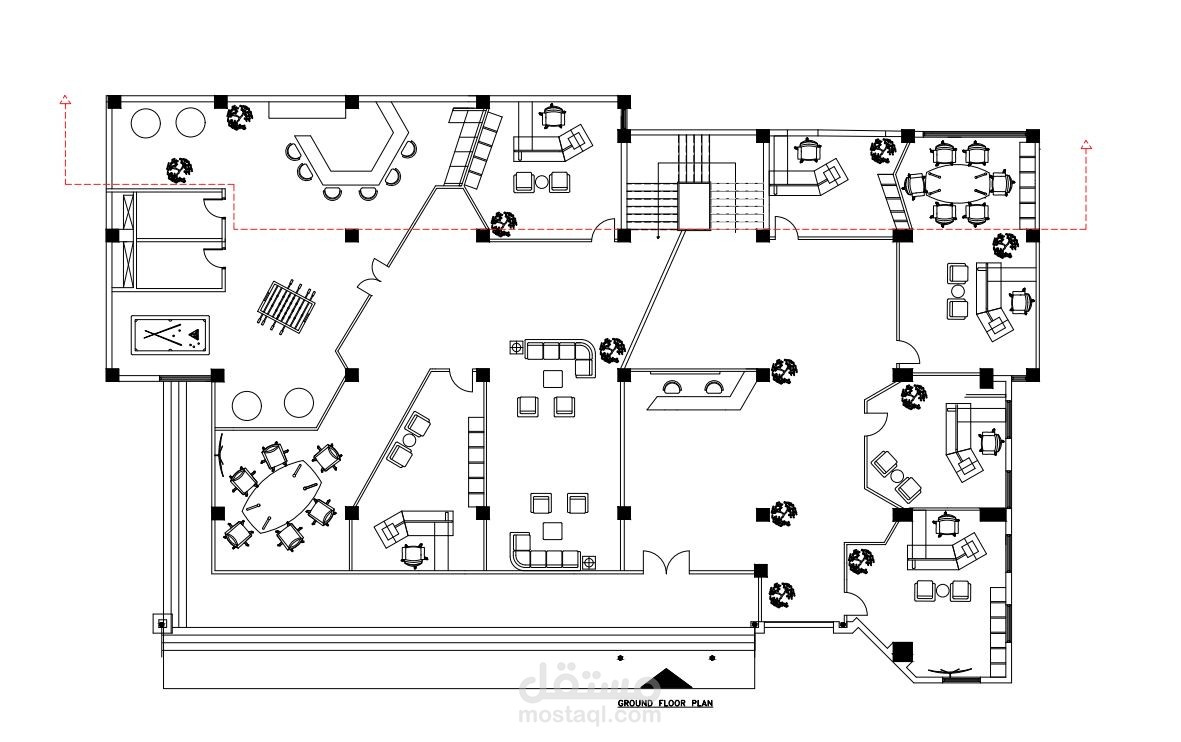 تصميم plan cad لشركة