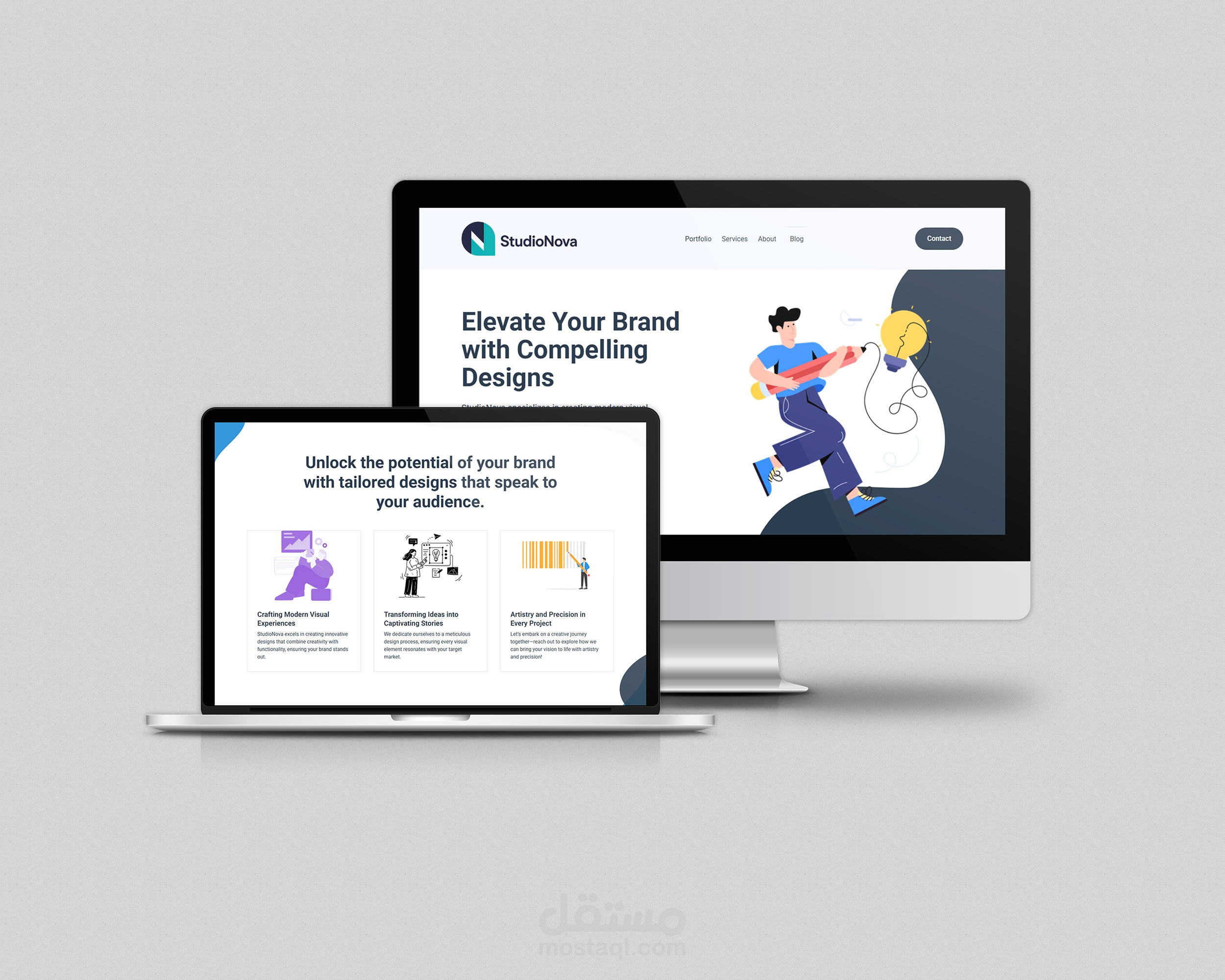 Landing Page: StudioNova
