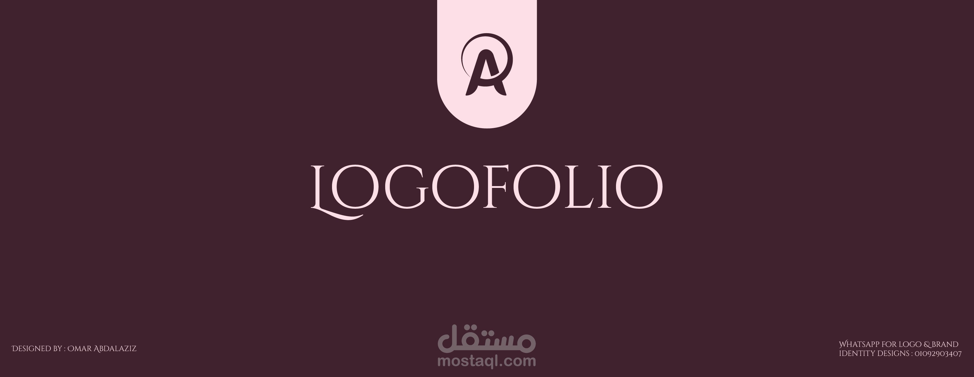 معرض أعمالي في تصميم اللوجوهات