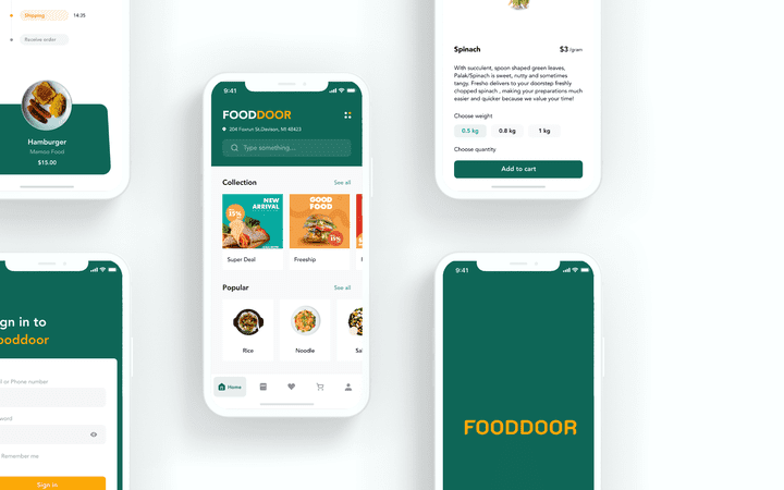 FoodDoor  (متجر الكتروني لبيع الخضراوات )