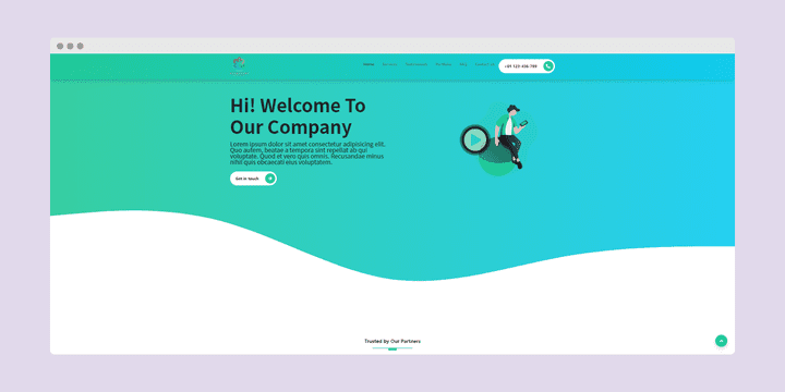 Custom Bootstrap website