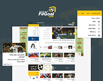 Filgoal website design Ui/UX