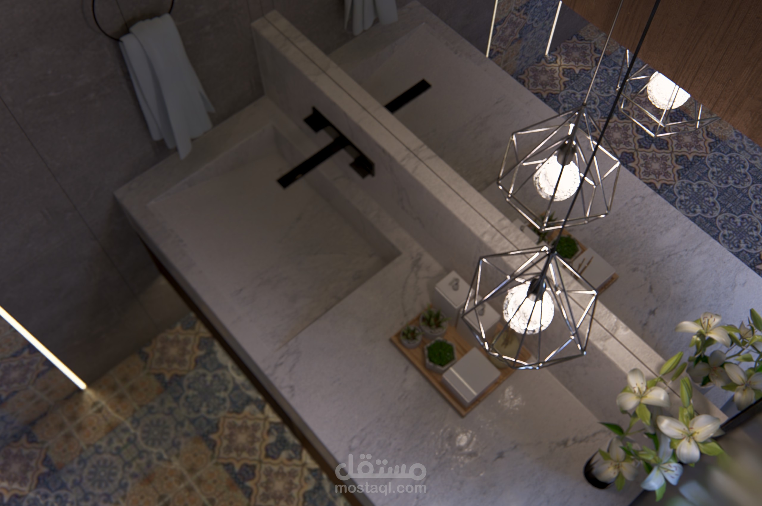 Andalusian Modern Bathroom Design