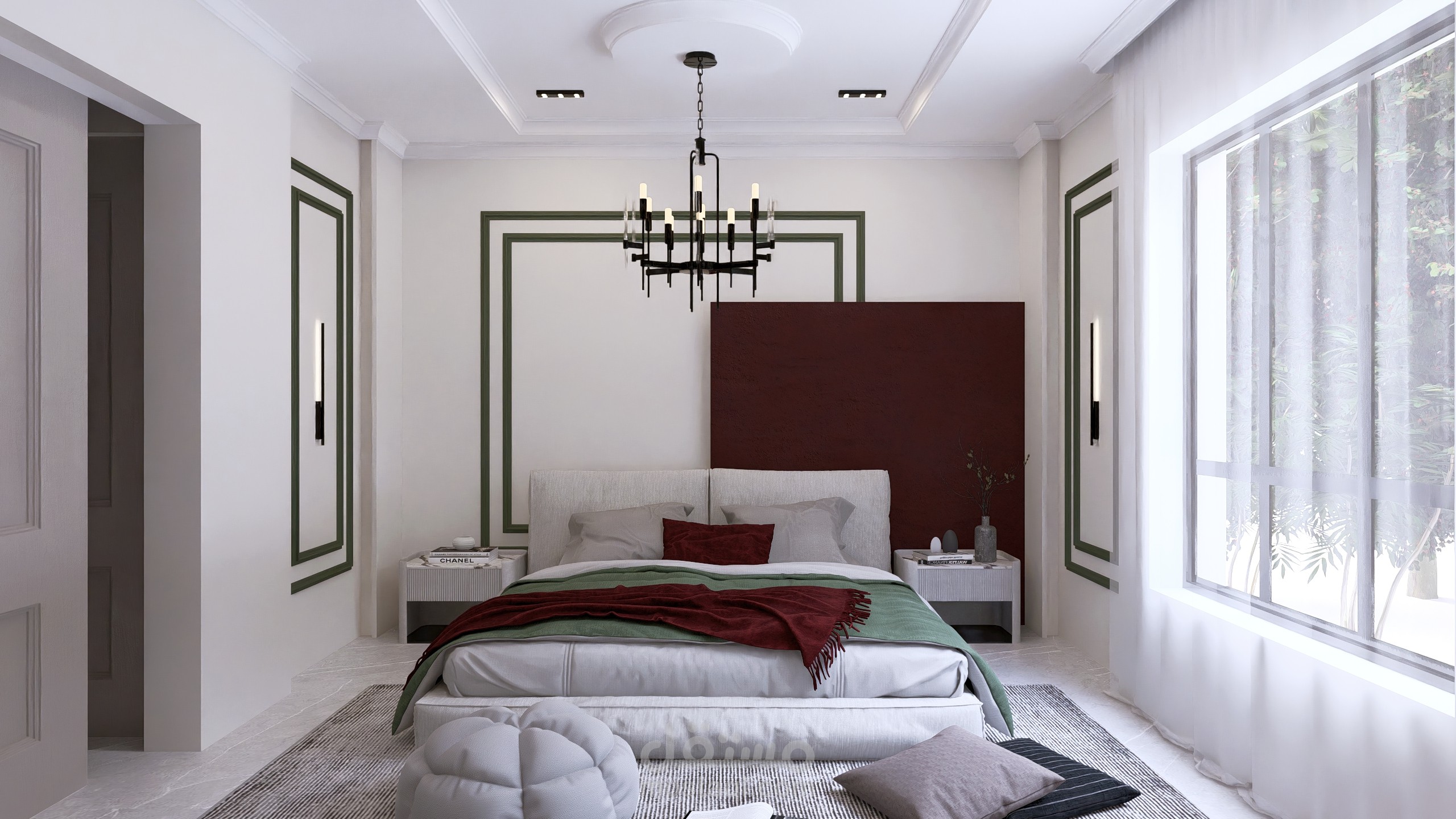 NEOCLASSICAL MASTER ROOM DESIGN