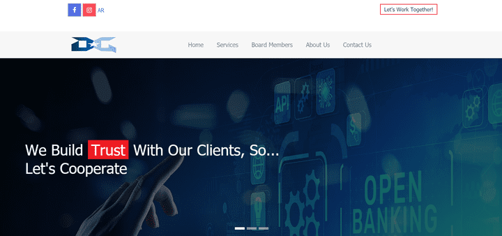 Economic and financial consulting company website