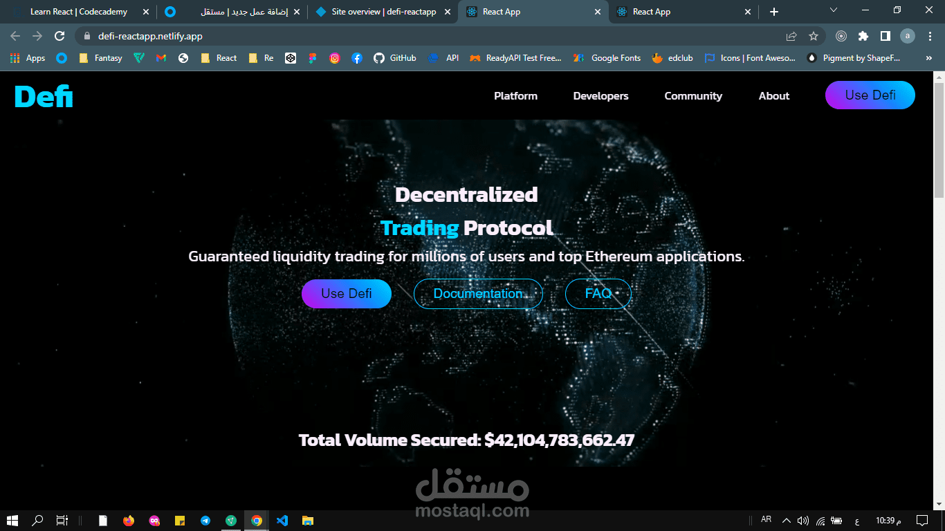 react-defi