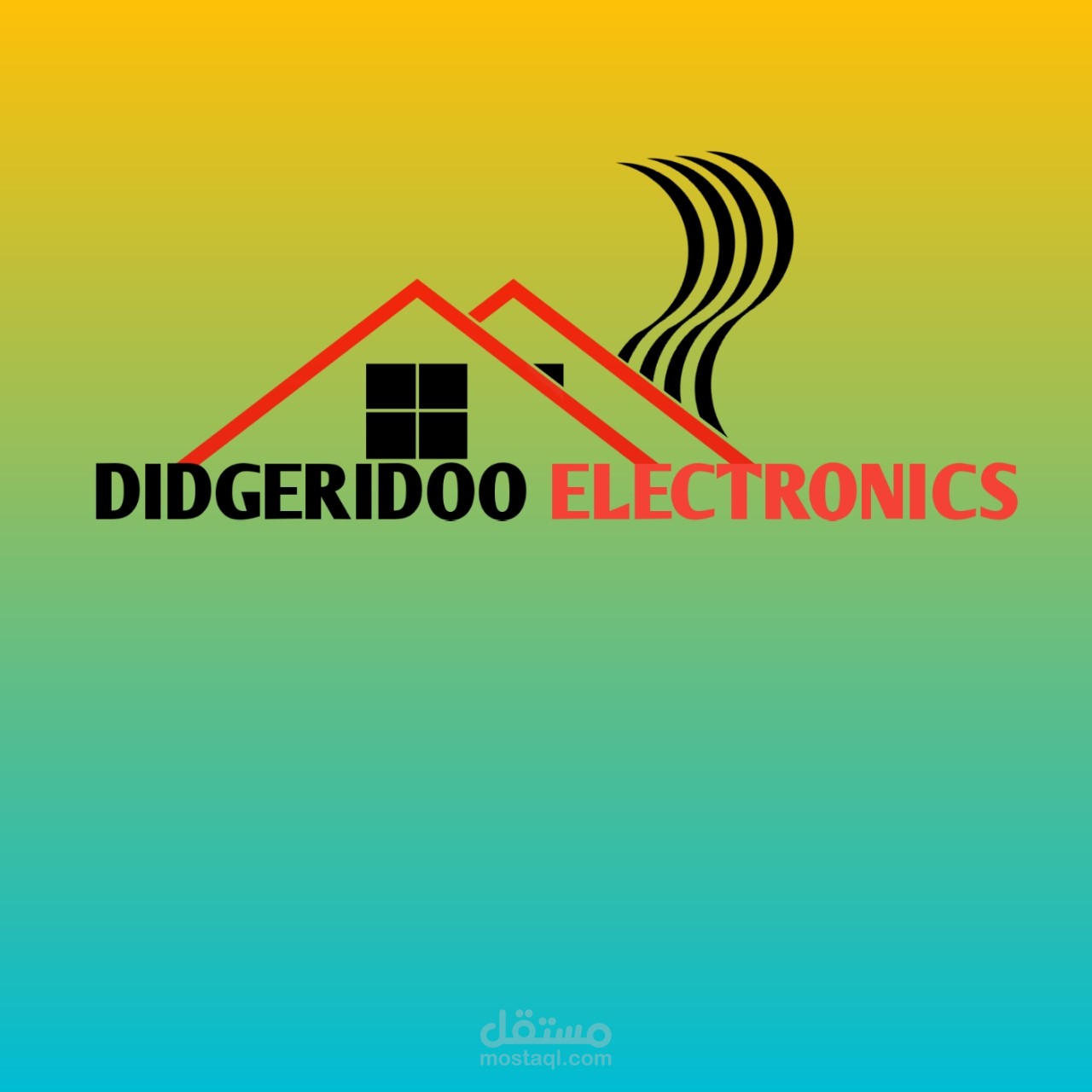 تصميم شعار بسيط لشركة didgeridoo electronisc