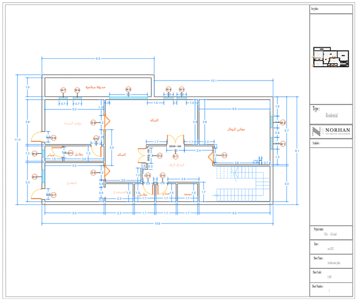 Shop Drawing for Villa In KSA