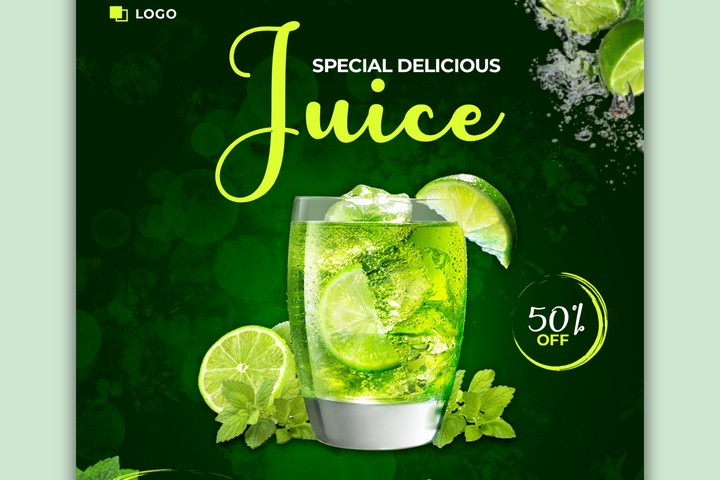 Mojito Juice social media collections