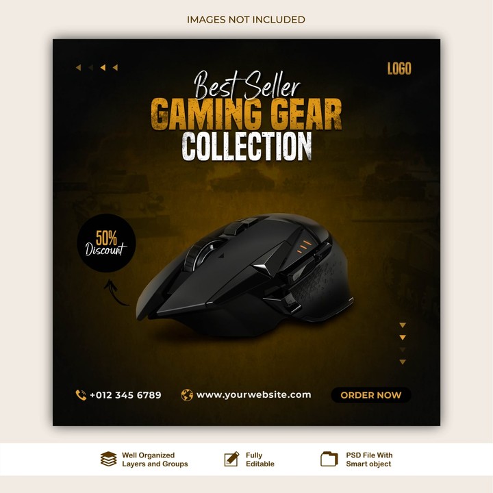 تصميم سوشل ميديا Gaming Gear