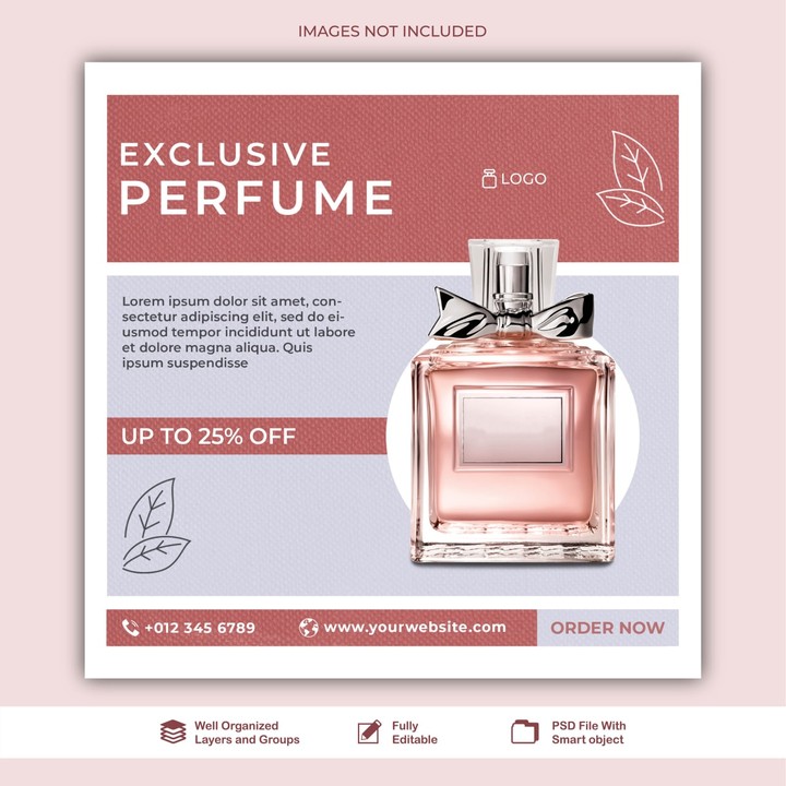 تصميم سوشل ميديا Perfume