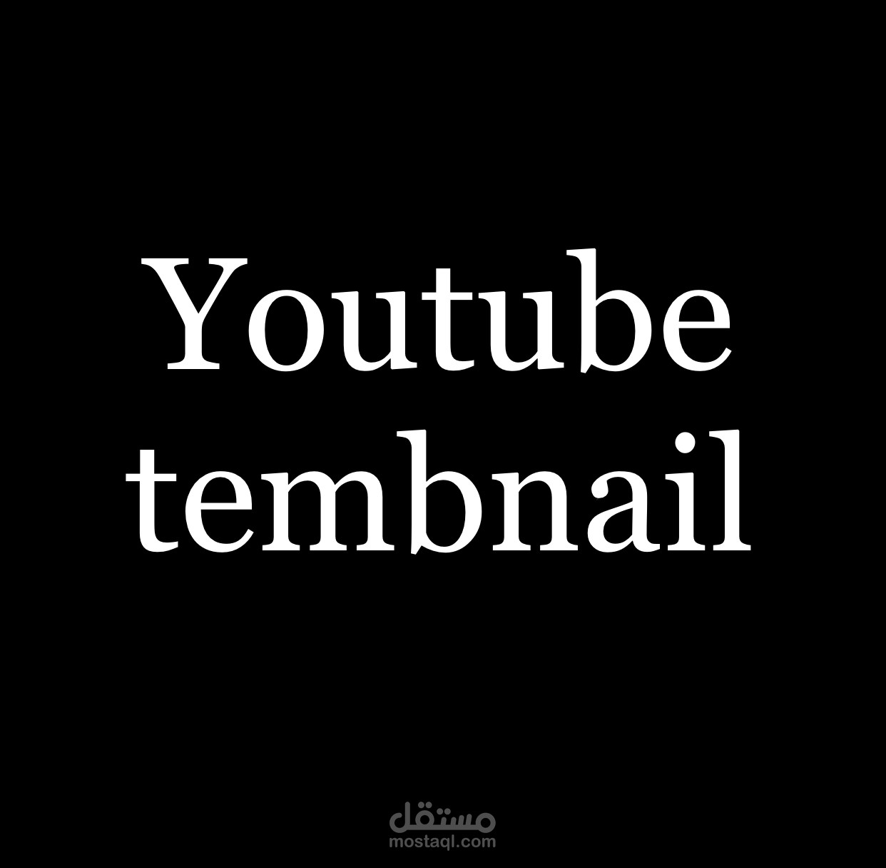 Youtube tembnail