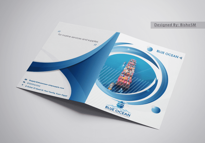 blue ocean Fold Brochure