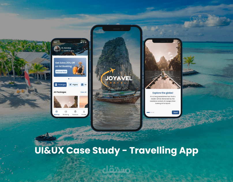 UI&UX Case Study - Travelling App