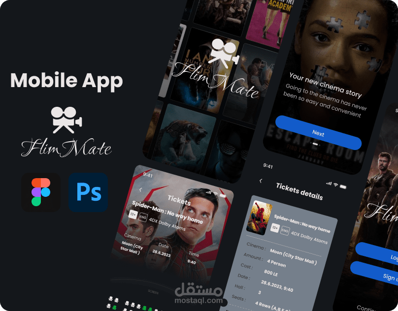 Film Mate - Cinema App Design
