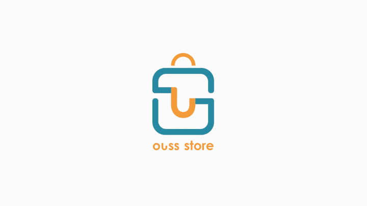 Ouss Store لوجو انيميشن