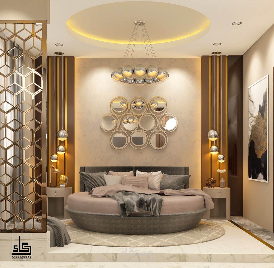 تصميم داخلي لغرفة نوم رئيسية   Master Bedroom