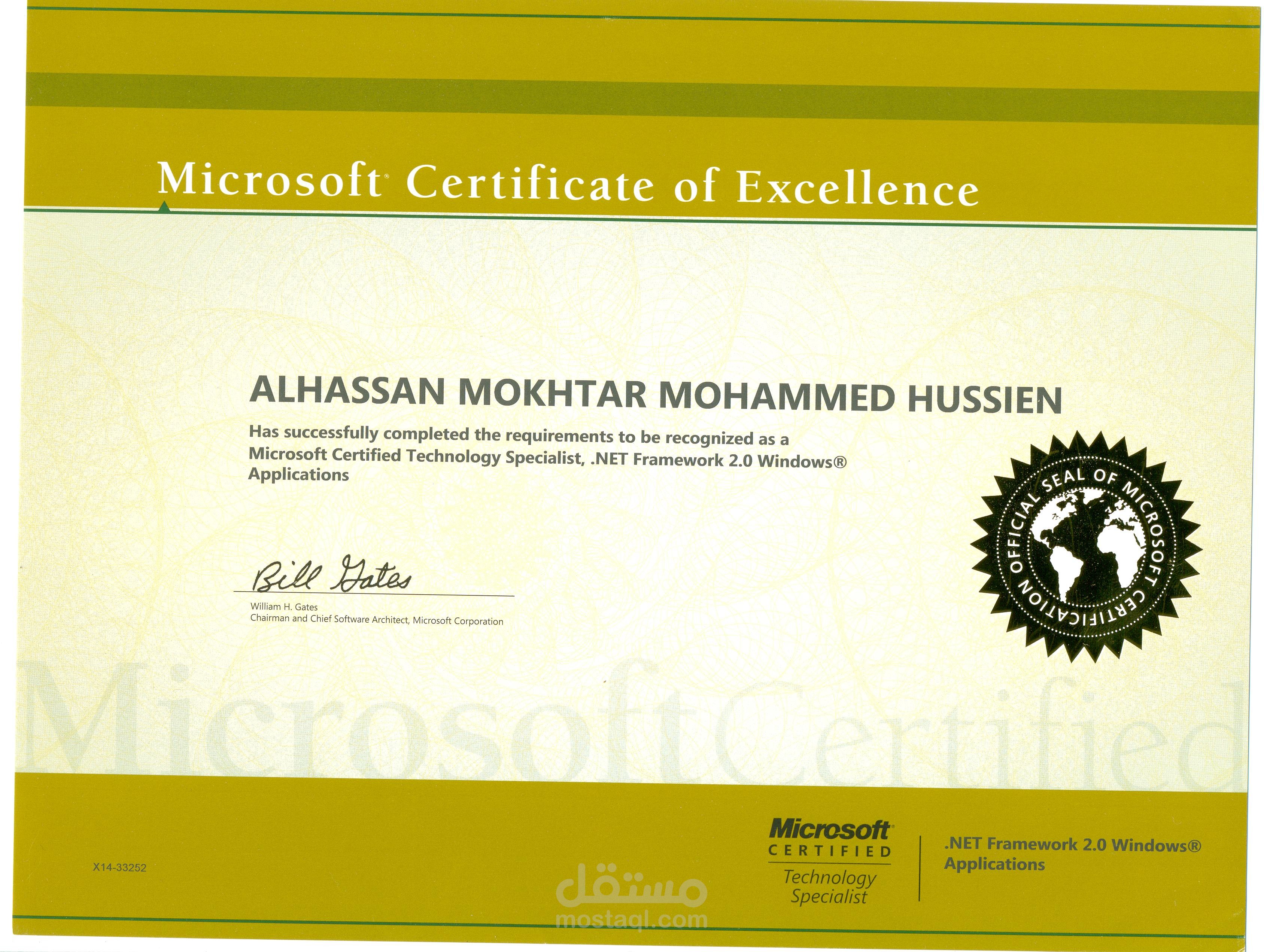 Microsoft Certified Technology Specialist