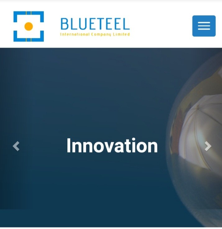 Blueteel Company Website