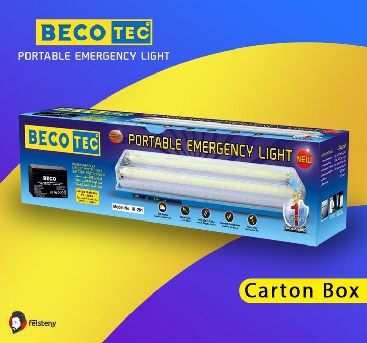 PORTABLE EMERGENCY LIGHT BECO TEC