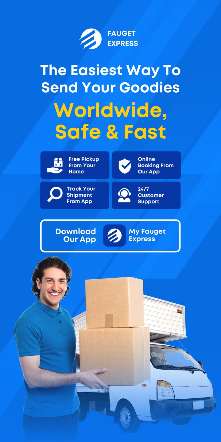 Delivery Service Company Profile Flyer