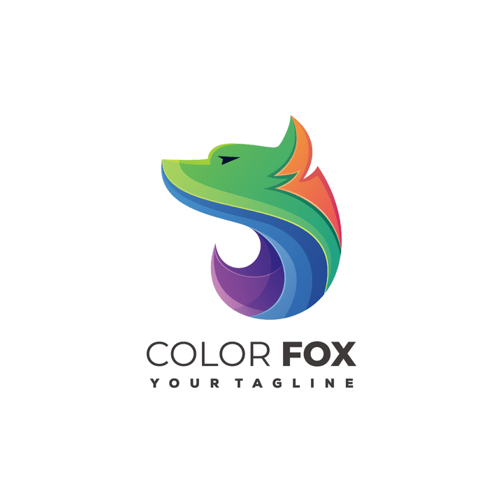 Color Fox Logo Design