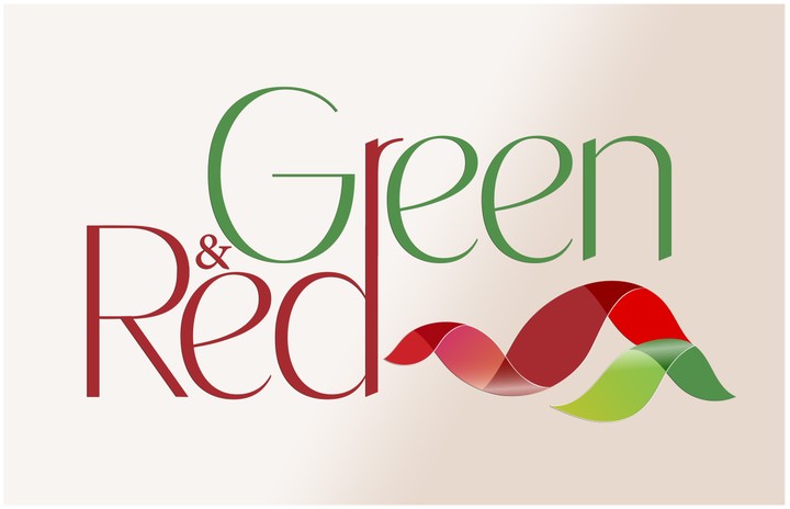 شعار شركة Green & red للمواد الغذائية 