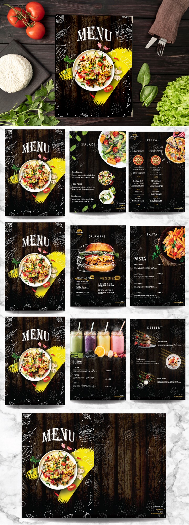 restaurant menu