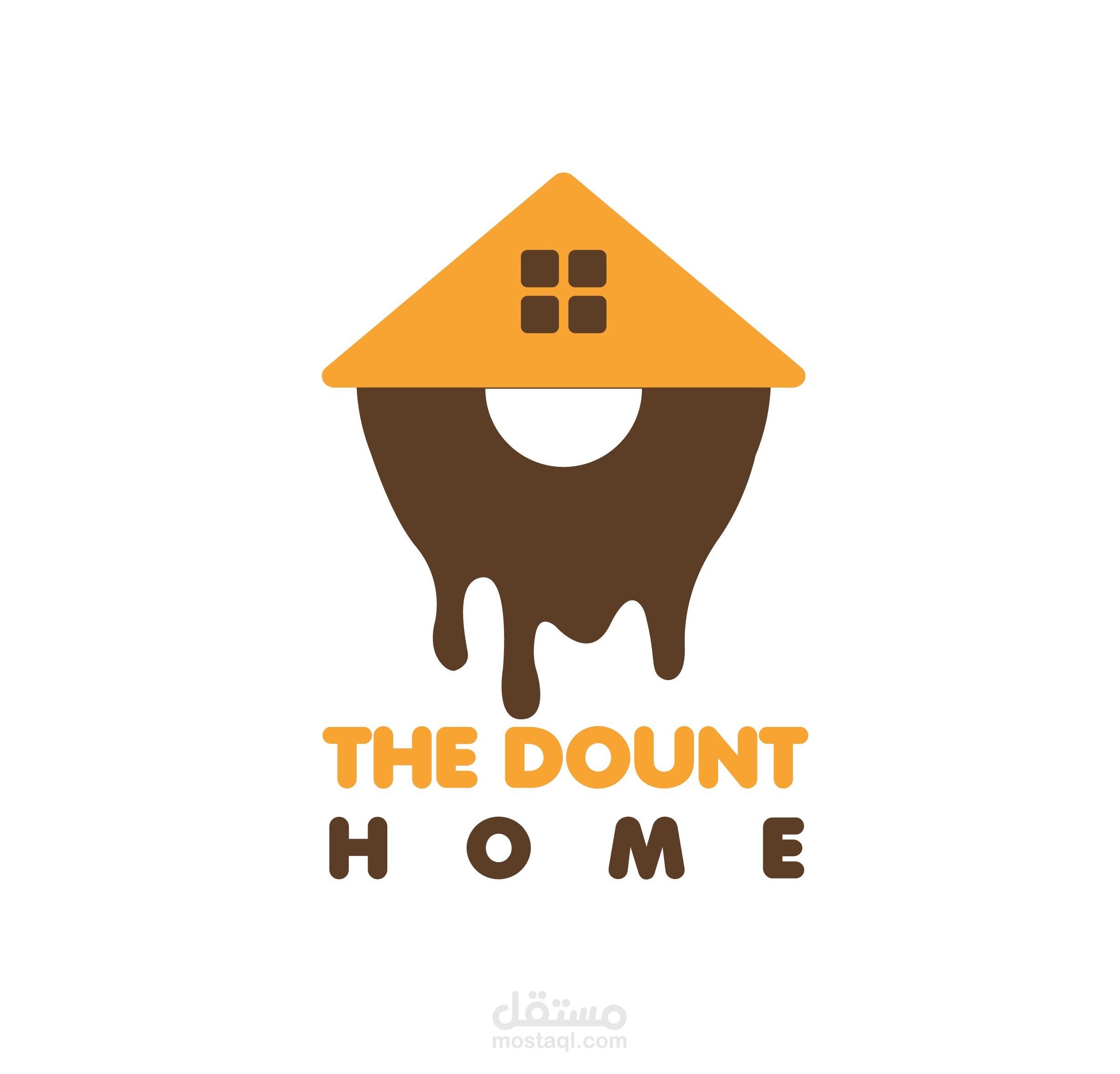 شعار دونات - the dount home logo