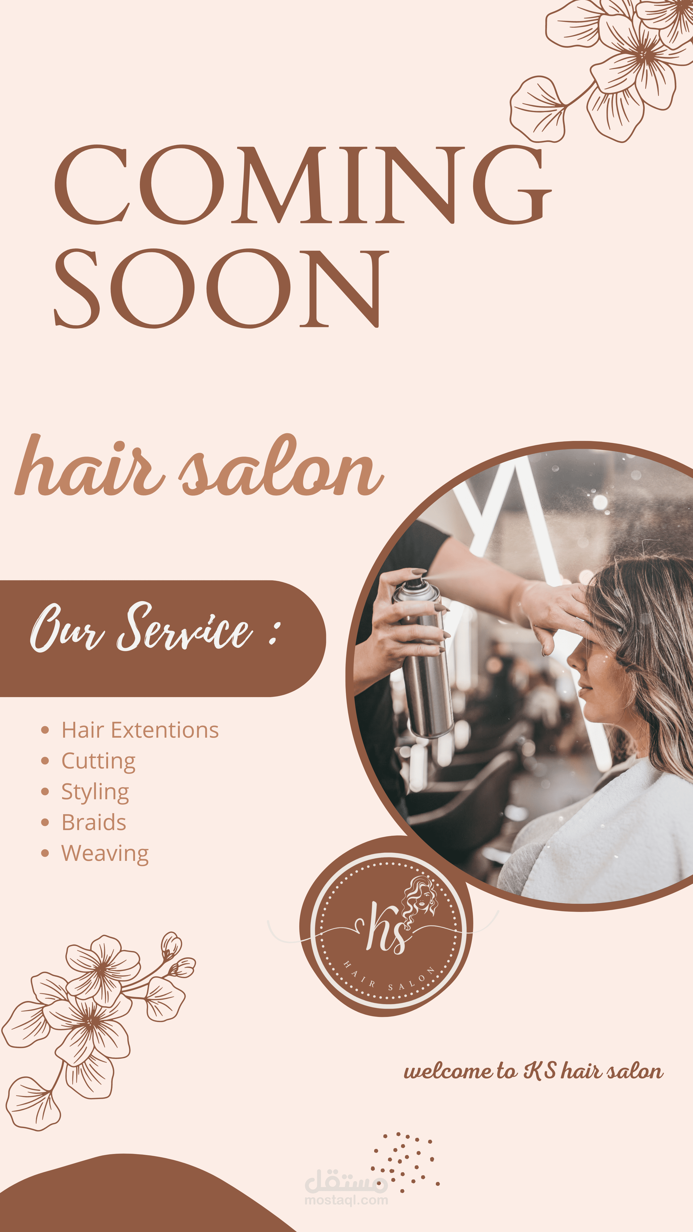 ads for hair salon coming soon