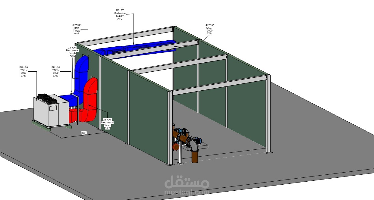 Swimming Pool Pump Room Air Conditioning