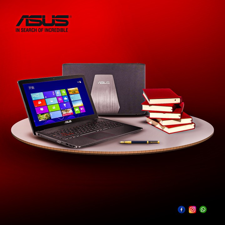 تصميم سوشيال ميديا تخيلى للاب شركة ASUS