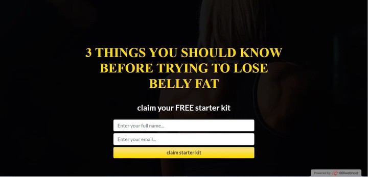 Fitness Landing Page