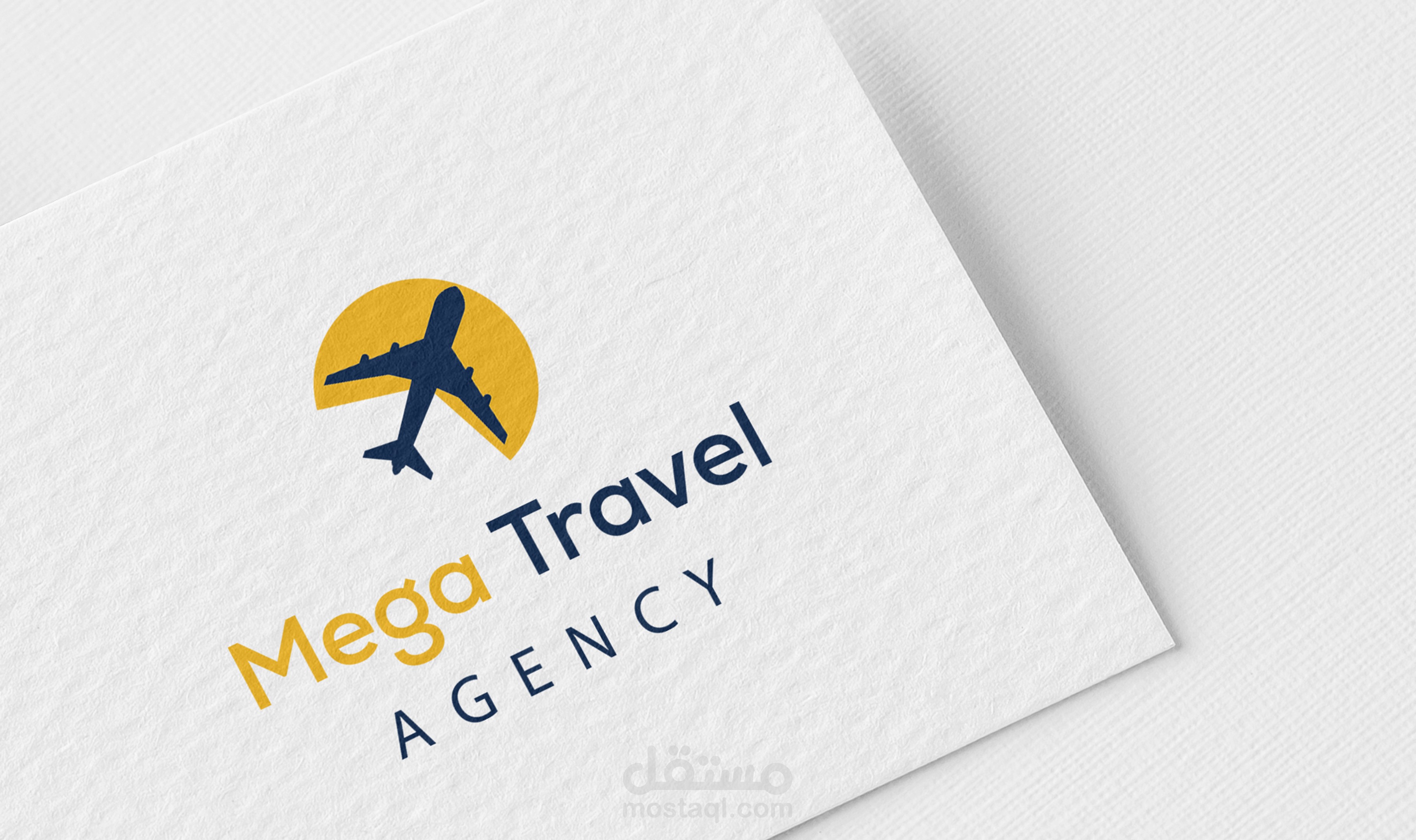 شعار لمكتب رحلات  Mega Travel