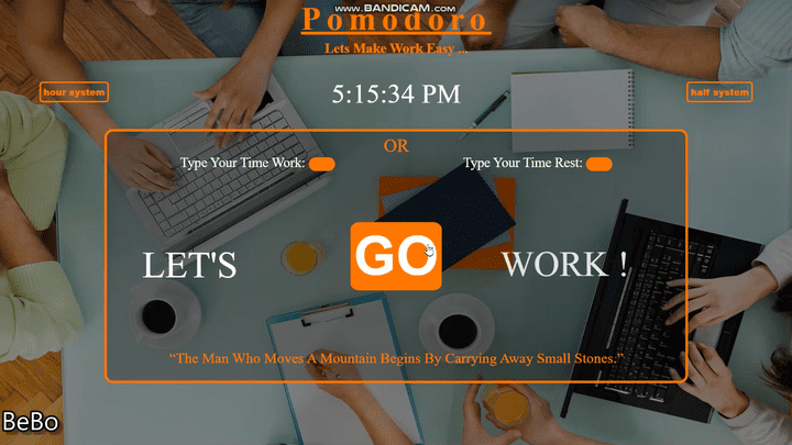 web-application (pomodoro)