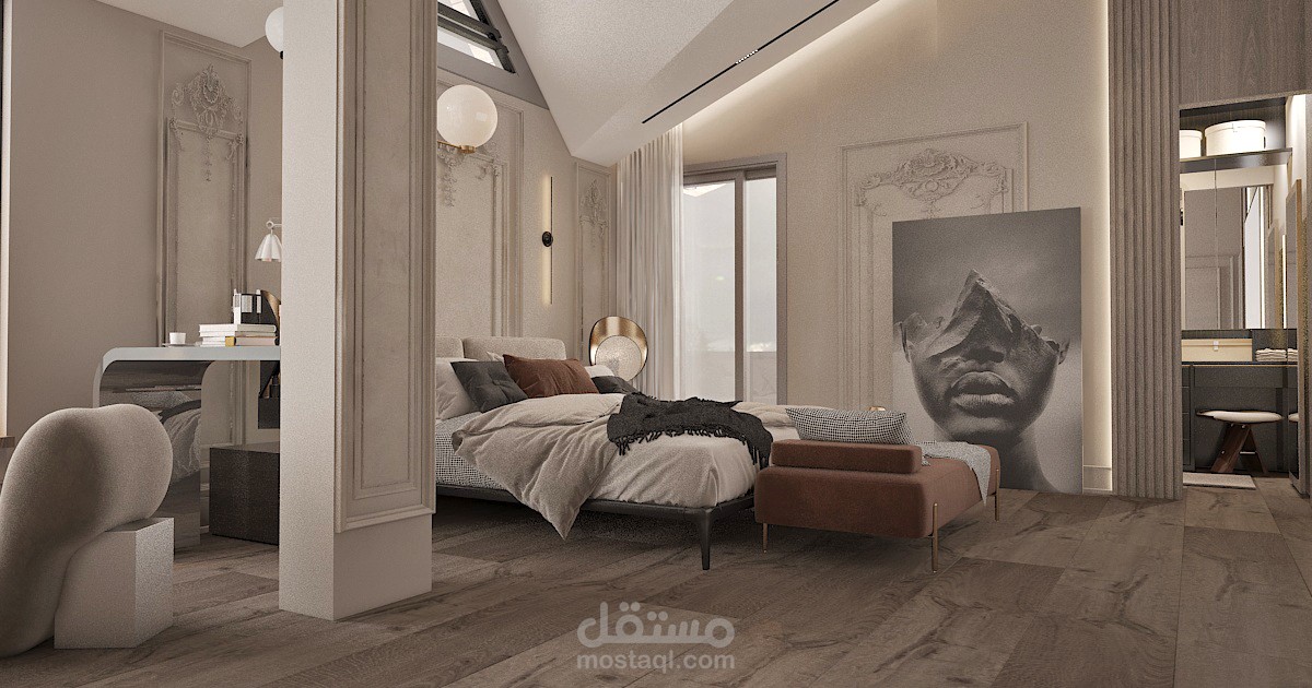 تصميم فيلا master room