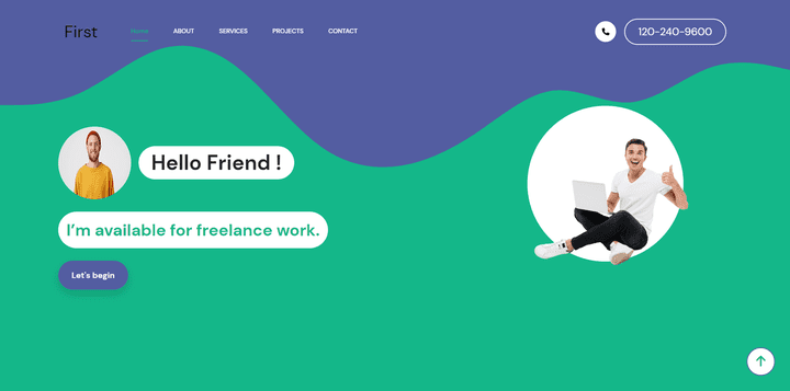 landing page