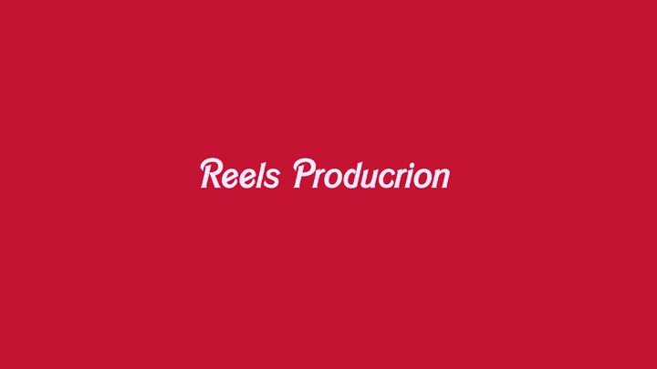 Reels Production /صناعة المقاطع للانستغرام والتيك توك / انتاج السلسة الاعلامية